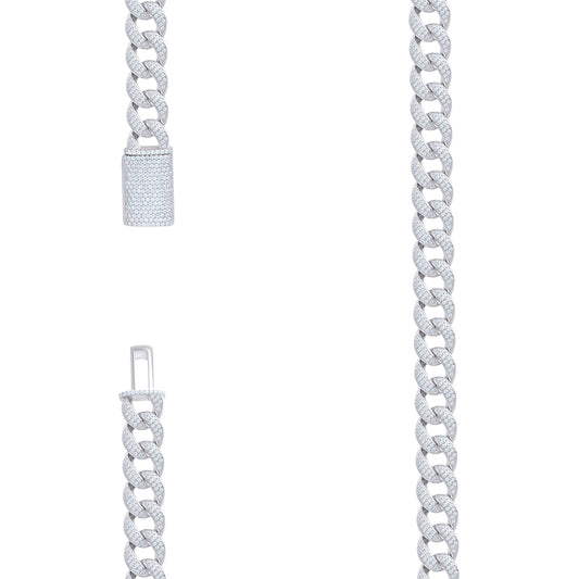 925 Sterling Silver Moissanite Miami Cuban 16mm