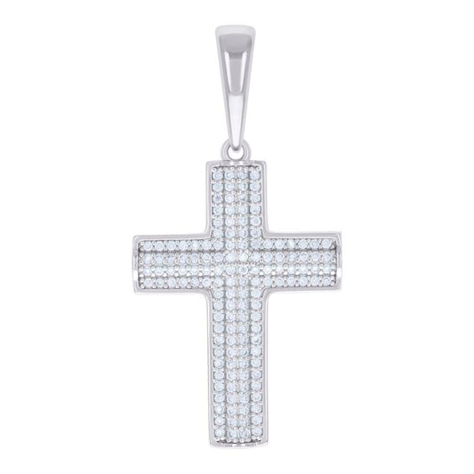 925 Sterling Silver Pendant Moissanite 0.74 Ctw