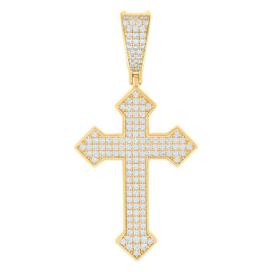 925 Sterling Silver Pendant Moissanite 1.22 Ctw