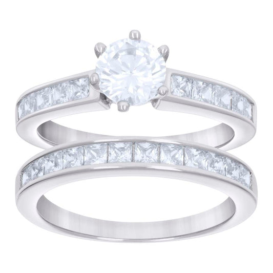 925 Sterling Silver Moissanite Ring S6-S9