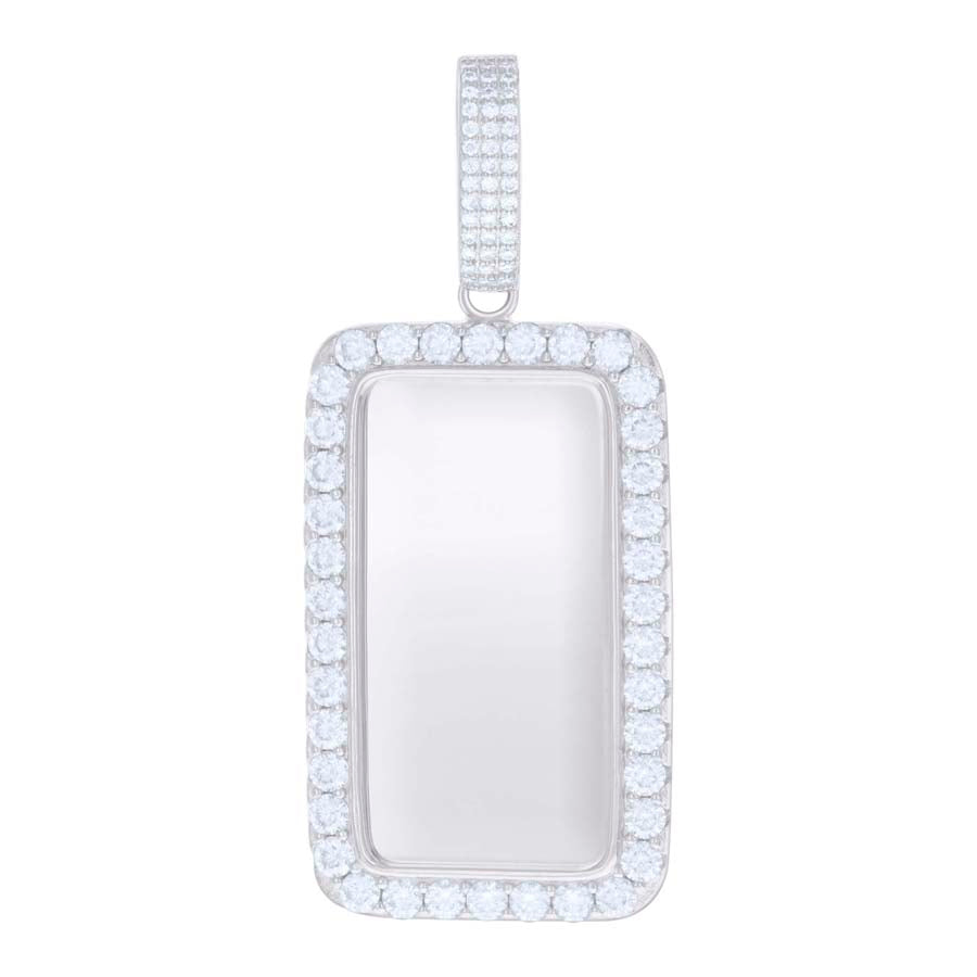 925 Sterling Silver 2.72Ct Moissanite Pendant