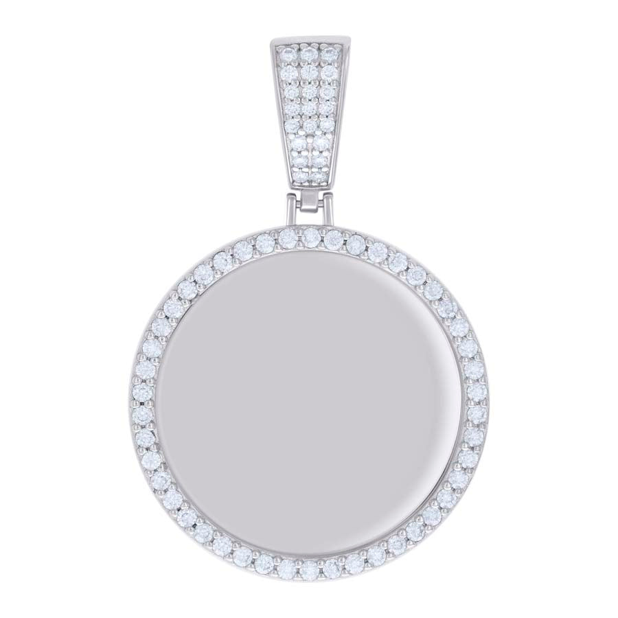 925 Sterling Silver 1.20Ct Moissanite Pendant