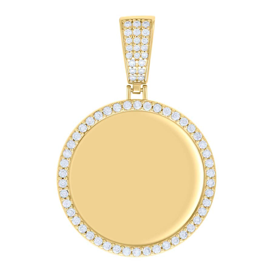 925 Sterling Silver 1.20Ct Moissanite Pendant