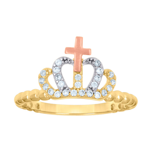 10Kt Gold Cz Ring