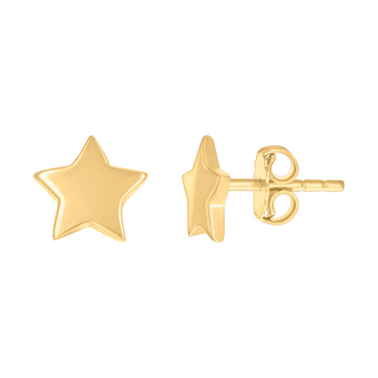 10Kt Gold Cz Earring