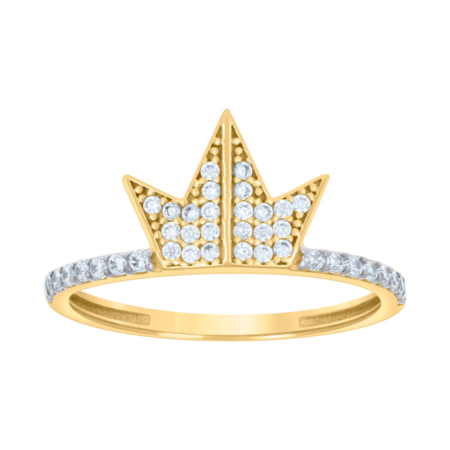 10Kt Gold Cz Ring