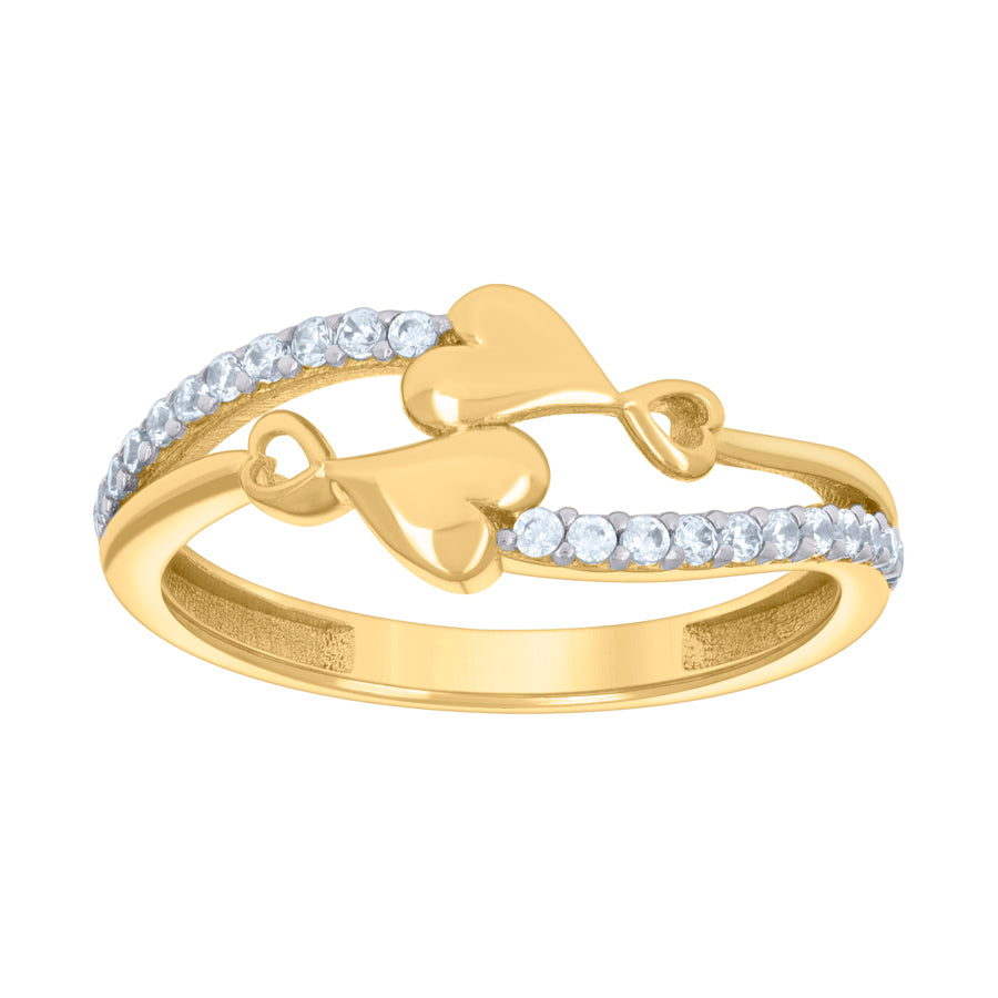 10Kt Gold Cz Ring