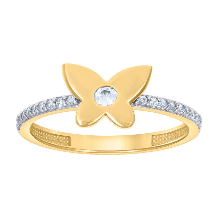 14Kt Gold Cz Ring