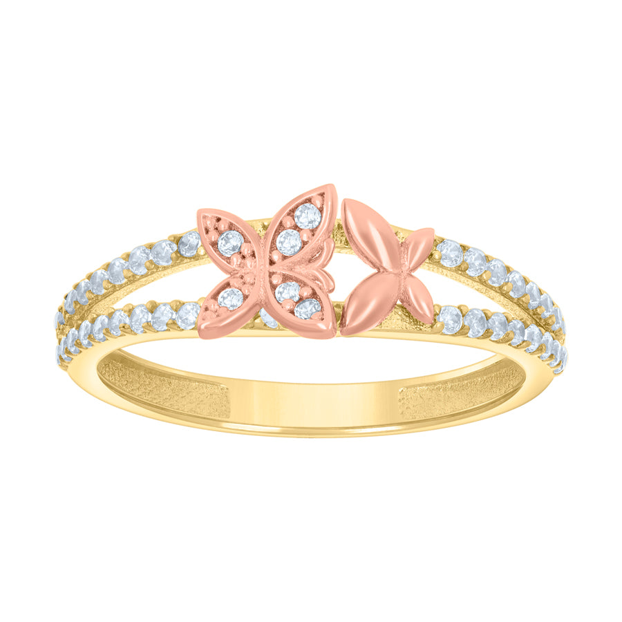 14Kt Gold Cz Ring