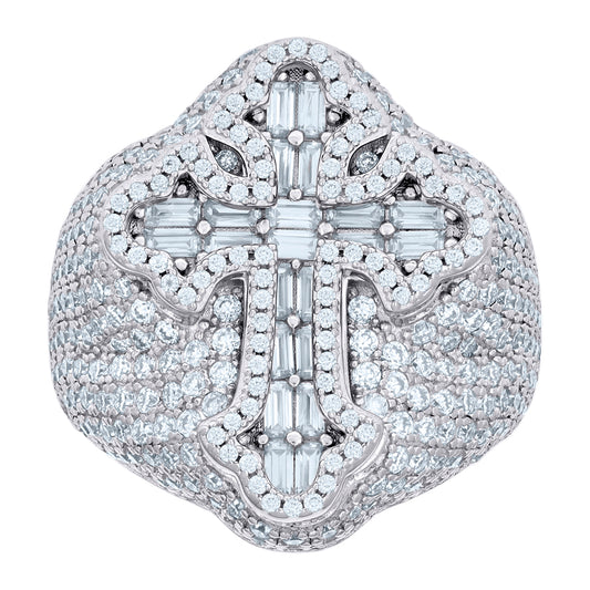 925 Sterling Silver R:4.67Ctw, B:1.36Ctw Moissanit