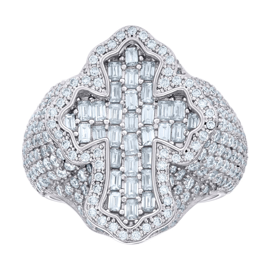 925 Sterling Silver R:5.28Ctw, B:1.81Ctw Moissanit