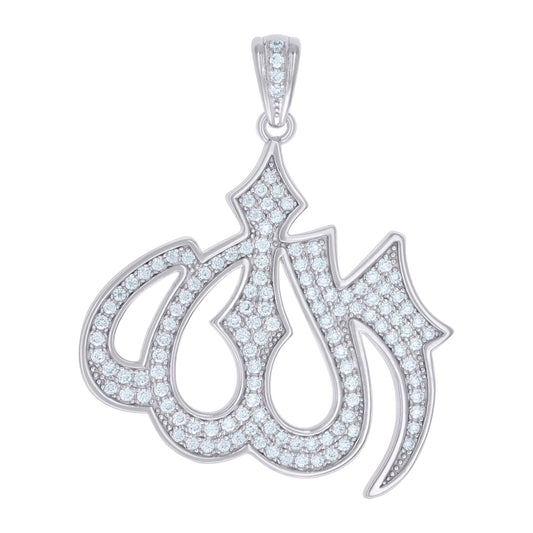 925 Sterling Silver 0.96Ctw Moissanite Pendant