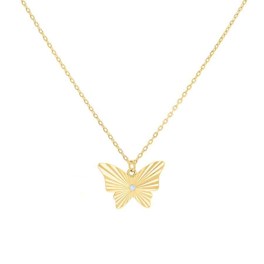 925 Sterling Silver Cz Necklace 18" (16"+2")