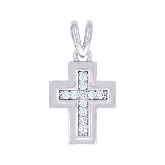 925 Sterling Silver Cz Pendant