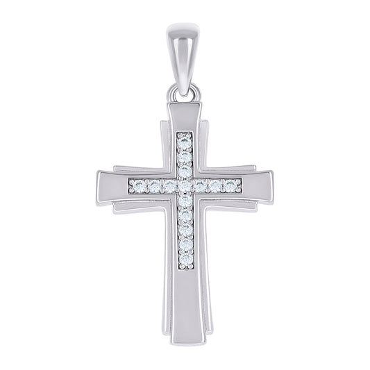 925 Sterling Silver Cz Pendant