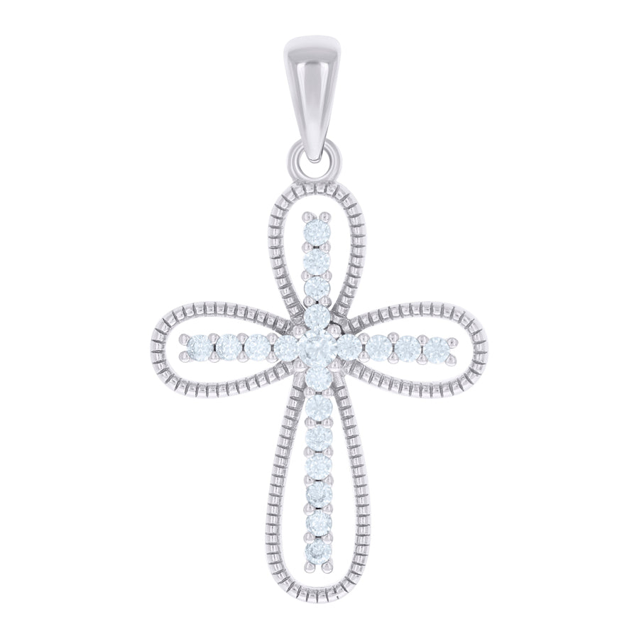 925 Sterling Silver Cz Pendant