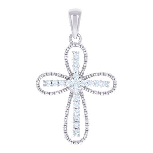 925 Sterling Silver Cz Pendant