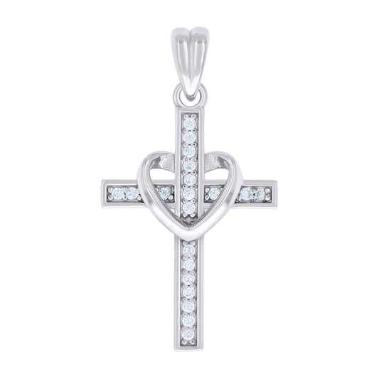 925 Sterling Silver Cz Pendant