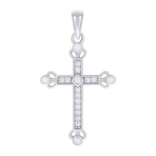 925 Sterling Silver Cz Pendant