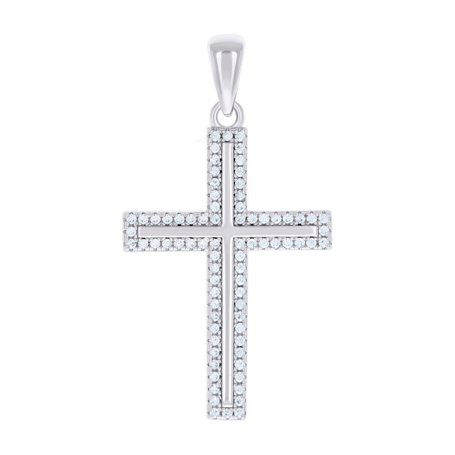 925 Sterling Silver Cz Pendant