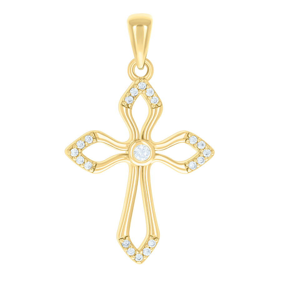 925 Sterling Silver Cz Pendant