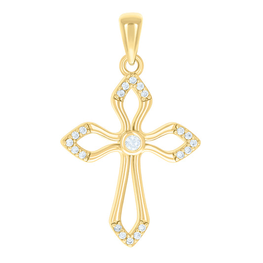 925 Sterling Silver Cz Pendant