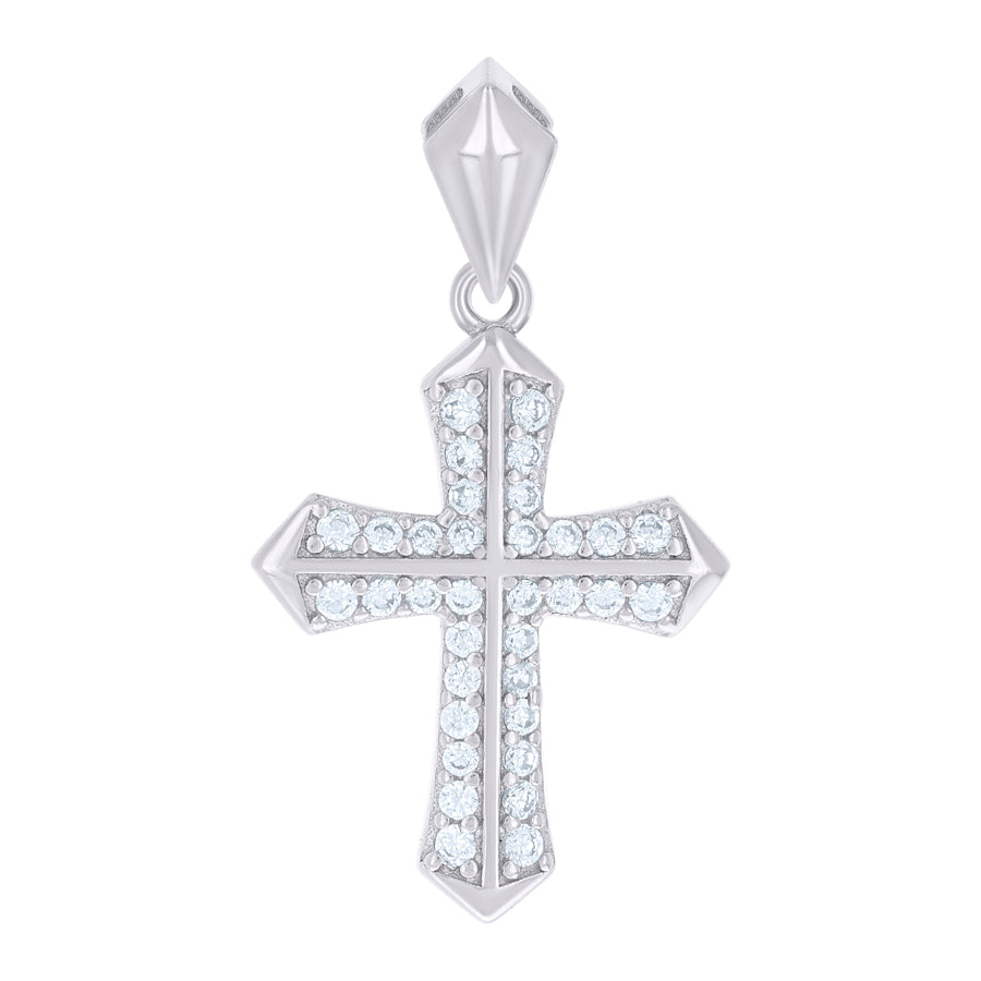 925 Sterling Silver Cz Pendant