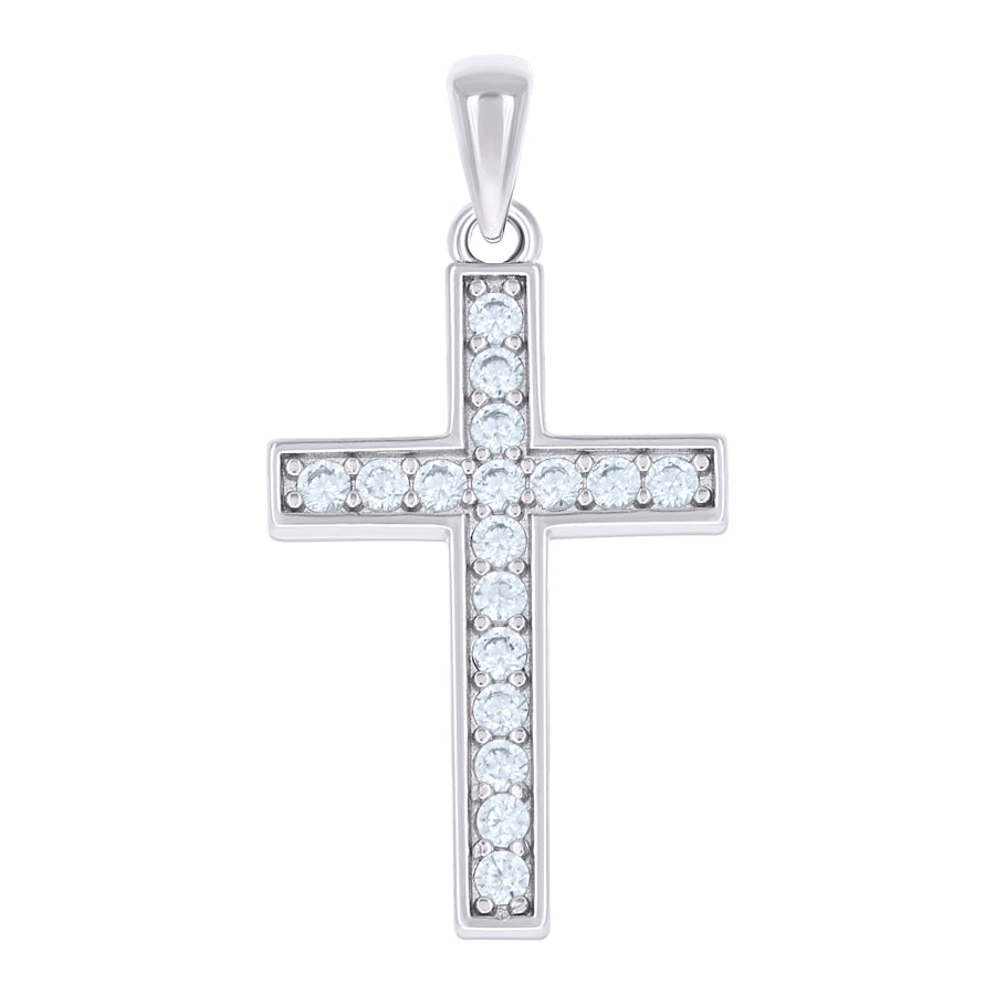 925 Sterling Silver Cz Pendant