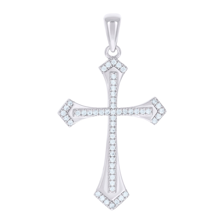 925 Sterling Silver Cz Pendant