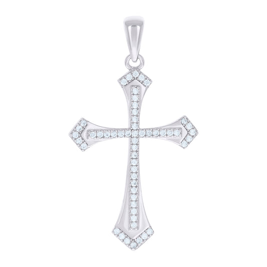 925 Sterling Silver Cz Pendant