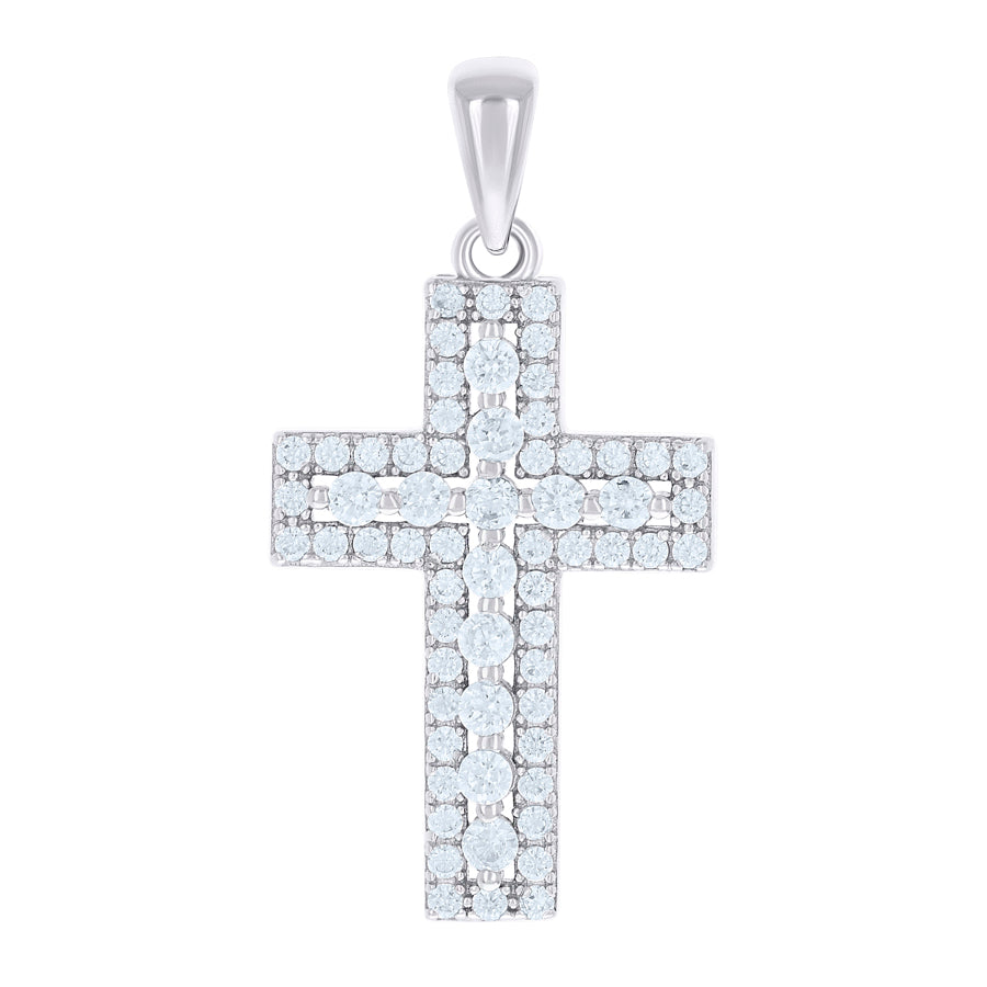 925 Sterling Silver Cz Pendant
