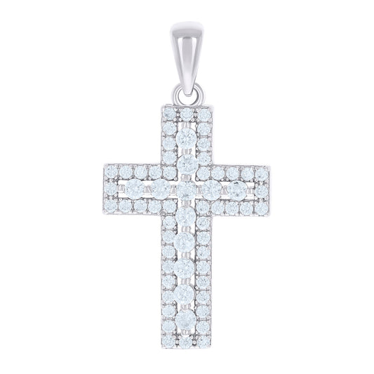 925 Sterling Silver Cz Pendant