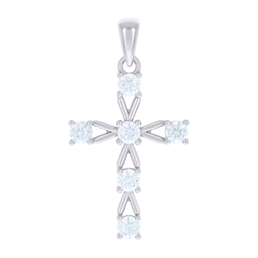 925 Sterling Silver Cz Pendant
