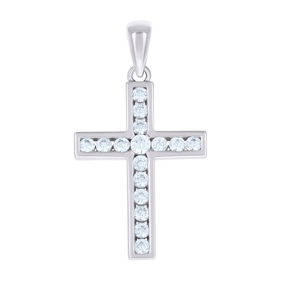 925 Sterling Silver Cz Pendant