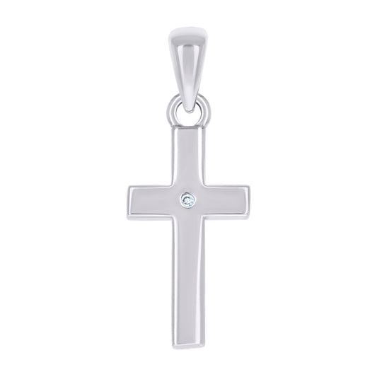 925 Sterling Silver Cz Pendant