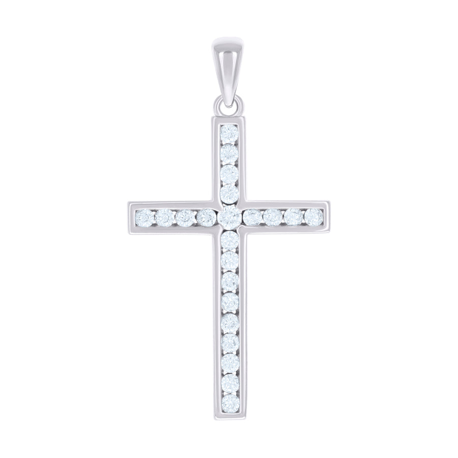 925 Sterling Silver Cz Pendant