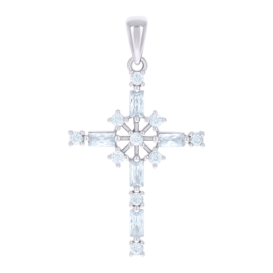 925 Sterling Silver Cz Pendant