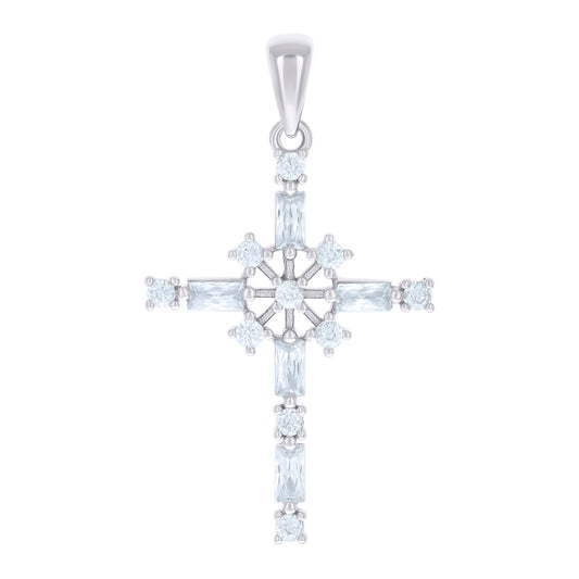 925 Sterling Silver Cz Pendant