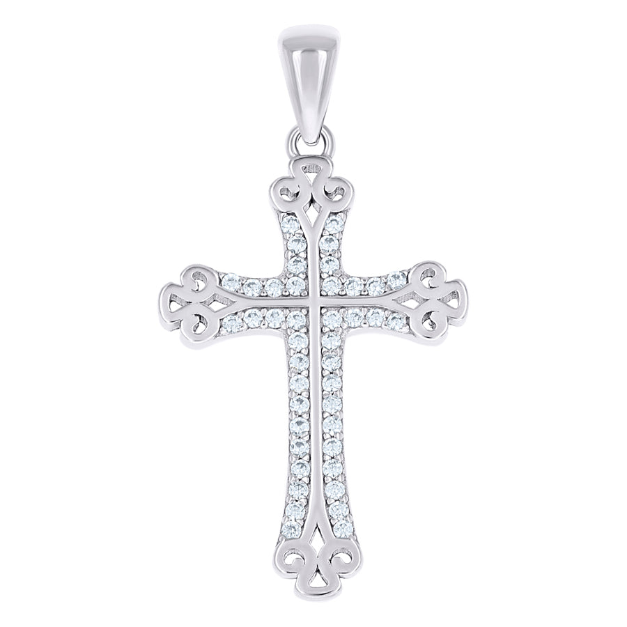 925 Sterling Silver Cz Pendant