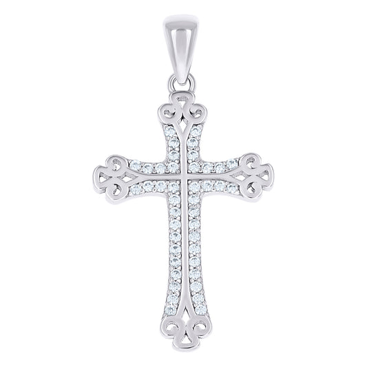 925 Sterling Silver Cz Pendant