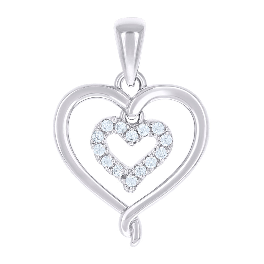 925 Sterling Silver Cz Pendant