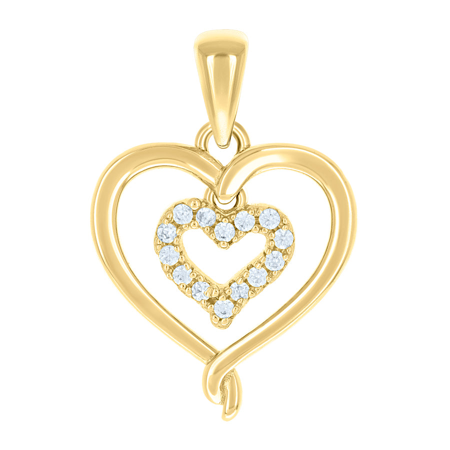 925 Sterling Silver Cz Pendant