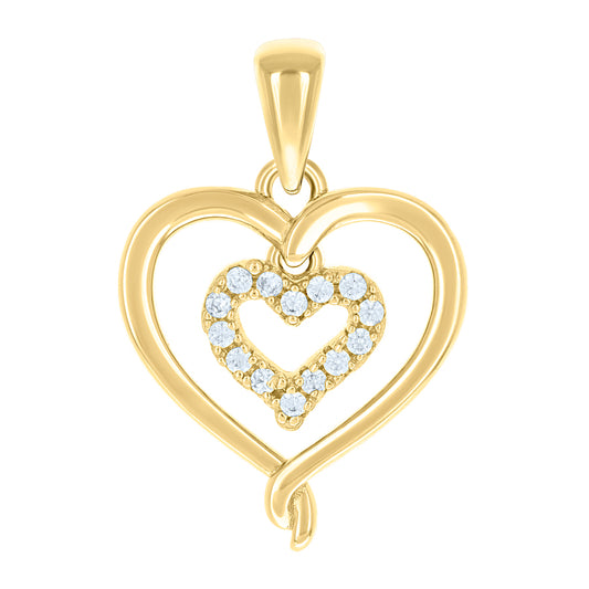 925 Sterling Silver Cz Pendant