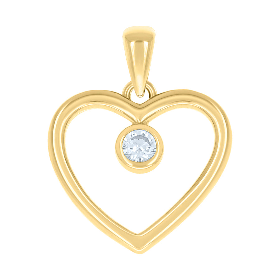 925 Sterling Silver Cz Pendant