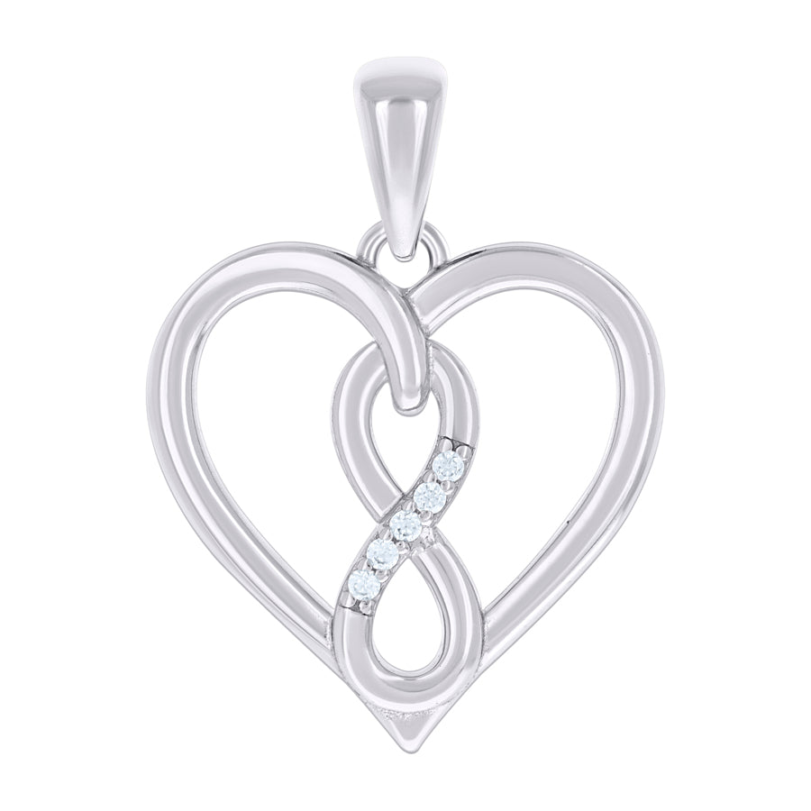 925 Sterling Silver Cz Pendant