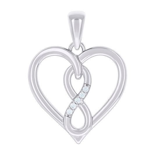 925 Sterling Silver Cz Pendant
