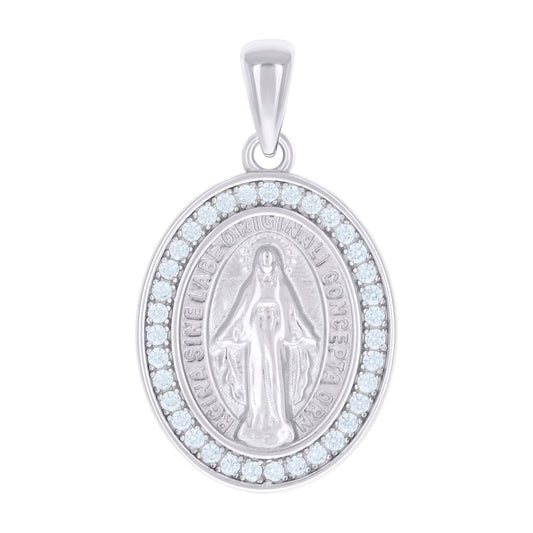 925 Sterling Silver Cz Pendant
