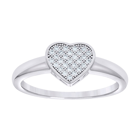 925 Sterling Silver Cz Ring S5-S9