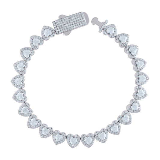 925 Sterling Silver Moissanite Necklace