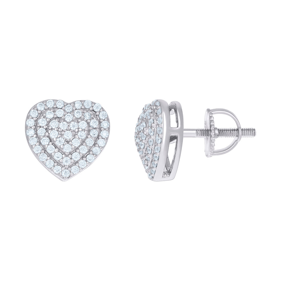 925 Sterling Silver 0.52Ct Moissanite Earrings